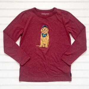CREWCUTS EUC Golden Retriever Dog Long Sleeve Shirt